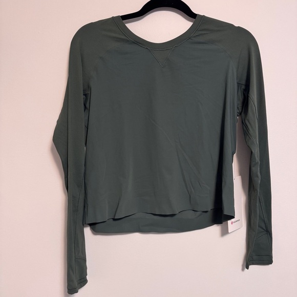 🆕 Lululemon Another Lap Strong Longsleeve - Dark Forest - Picture 1 of 9